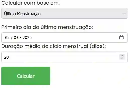 Última Menstruação